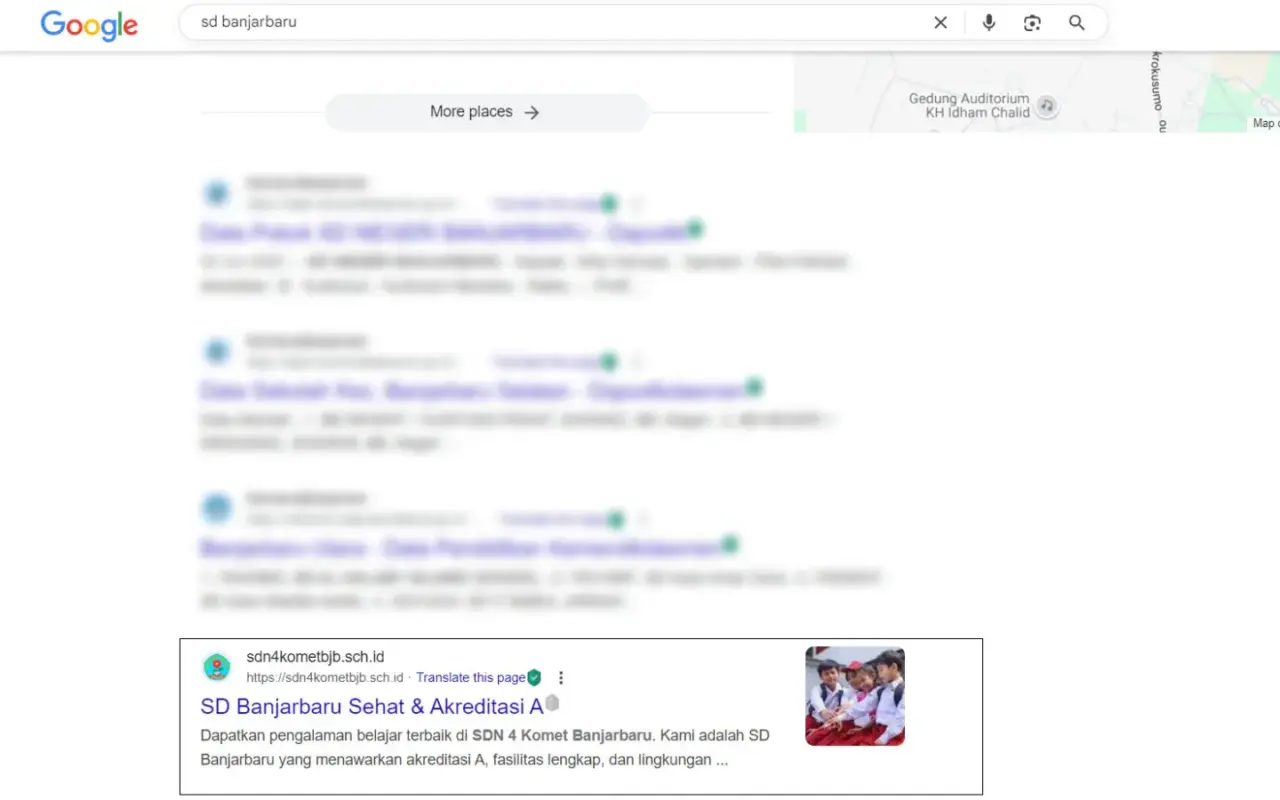 Sdn4komet google results sd banjarbaru