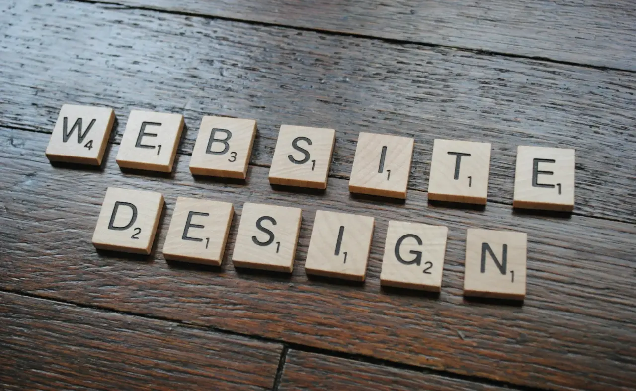 Wordpress landing page design illustration